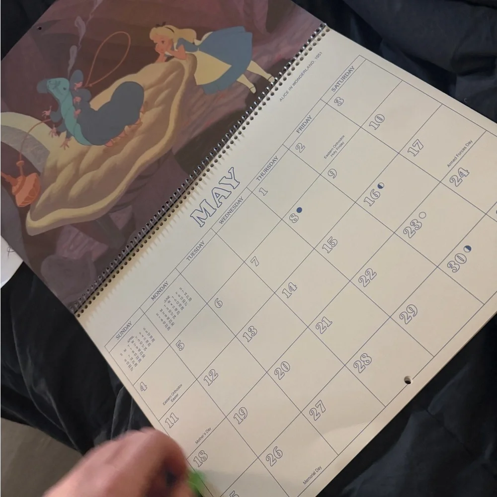 Disney Favorites calendar 1986